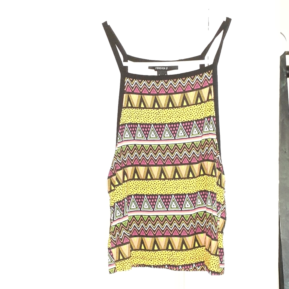 Multi colored crop top